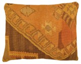Vintage Turkish Kilim Pillow - Item #  1282 - 1-11 H x 1-7 W -  Circa 1930