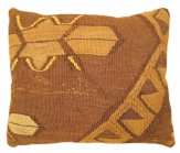 Vintage Turkish Turkish Kilim Pillow - Item #  1296 - 1-5 H x 1-2 W -  Circa 1930