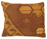 Vintage Turkish Turkish Kilim Pillow - Item #  1297 - 1-5 H x 1-2 W -  Circa 1930