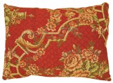Antique French Jacquard Tapestry Pillow - Item #  1440 - 1-0 H x 1-3 W -  Circa 1910