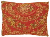 Antique French Jacquard Tapestry Pillow - Item #  1441 - 1-0 H x 1-3 W -  Circa 1910