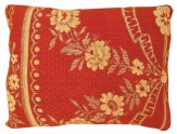 Antique French Jacquard Tapestry Pillow - Item #  1443 - 1-0 H x 1-2 W -  Circa 1910
