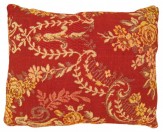 Antique French Jacquard Tapestry Pillow - Item #  1444 - 1-0 H x 1-2 W -  Circa 1910