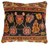 Antique Indian Indian Agra Rug Pillow - Item #  1461 - 1-5 H x 1-5 W -  Circa 1910