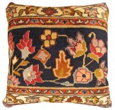 Antique Indian Indian Agra Rug Pillow - Item #  1462 - 1-6 H x 1-6 W -  Circa 1910