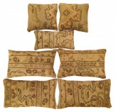 Antique Spanish Spanish Savonnerie Carpet Pillow - Item #  1499,1500,1501,1502,1503,1504,1505 - 2-3 H x 1-3 W -  Circa 1920