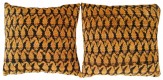 Antique Persian Persian Saraband Carpet Pillow - Item #  1507,1508 - 1-6 H x 1-6 W -  Circa 1910
