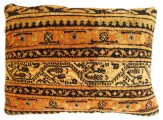 Antique Persian Persian Saraband Carpet Pillow - Item #  1510 - 1-8 H x 1-3 W -  Circa 1910