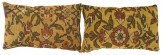Antique Persian Persian Sultanabad Carpet Pillow - Item #  1515,1516 - 2-0 H x 1-3 W -  Circa 1910