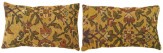 Antique Persian Persian Sultanabad Carpet Pillows - Item #  1515,1518 - 2-0 H x 1-3 W -  Circa 1910