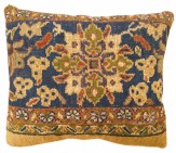 Antique Persian Persian Sultanabad Carpet Pillow - Item #  1519 - 1-10 H x 1-6 W -  Circa 1910