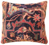 Antique Indian Indian Agra Carpet Pillow - Item #  1522 - 1-6 H x 1-4 W -  Circa 1910