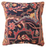 Antique Indian Indian Agra Carpet Pillow - Item #  1524 - 1-6 H x 1-4 W -  Circa 1910