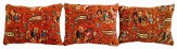 Antique Persian Malayer Pillow - Item #  1545,1546,1547 - 1-8 H x 1-4 W -  Circa 1920