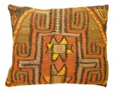 Vintage Turkish Turkish Kilim Rug Pillow - Item #  1562 - 1-10 H x 1-6 W -  Circa 1940