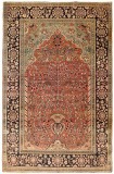 Antique Persian Mohtesham Kashan - Item #  28354 - 6-7 H x 4-6 W -  Circa 1890