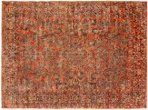 Antique Persian Sarouk - Item #  23455 - 11-9 H x 8-7 W -  Circa 1920