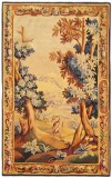 Period Antique French Verdure Landscape Tapestry - Item #  26096 - 7-0 H x 4-2 W -  Circa 18th Century