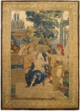 Period Antique French Mythological Tapestry - Item #  26220 - 9-6 H x 5-10 W -  Circa Early 18th Century