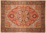 Antique Persian Heriz - Item #  27363 - 17-4 H x 12-0 W -  Circa 1920