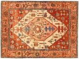 Antique Persian Serapi - Item #  27861 - 11-0 H x 9-8 W -  Circa 1890