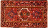 Vintage Persian Heriz Karaja - Item #  27988 - 4-4 H x 3-0 W -  Circa 1930