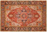 Antique Persian Heriz - Item #  28215 - 10-8 H x 8-7 W -  Circa 1920