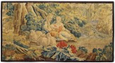 Period Antique French Pastoral Landscape Tapestry - Item #  28929 - 2-7 H x 5-1 W -  Circa 18th Century