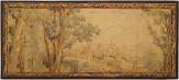 Period Antique French Landscape Tapestry - Item #  29669 - 3-7 H x 8-0 W -  Circa Late 18th Century