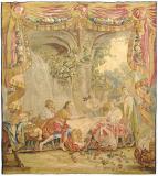 Period Antique French Aubusson Tapestry - Item #  31109 - 9-7 H x 7-0 W -  Circa 18th Century