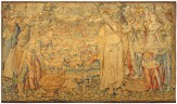 Period Antique Flemish Historical Tapestry - Item #  31174 - 8-2 H x 14-0 W -  Circa 16th Century