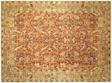 Antique Persian Heriz - Item #  31468 - 9-0 H x 7-7 W -  Circa 1920