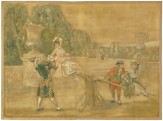 Period Antique French Tapestry Panel - Item #  31492 - 4-9 H x 6-5 W -  Circa 19th Century