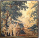 Period Antique French Mythological Tapestry - Item #  31626 - 7-3 H x 7-10 W -  Circa Early 17th Century