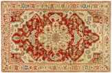 Antique Persian Serapi - Item #  31696 - 15-7 H x 11-3 W -  Circa 1890