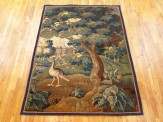 Antique Flemish Tapestry - Item #  32296 - 7-4 H x 4-9 W -  Circa 17th Century