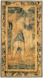 Period Antique European European Rustic Tapestry - Item #  32317 - 8-10 H x 4-2 W -  Circa 17th Century
