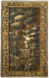 Antique Flemish Flemish Verdure Tapestry - Item #  32360 - 8-6 H x 4-7 W -  Circa 18th Century