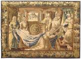 Period Antique Flemish Old Testament Tapestry - Item #  35501 - 8-3 H x 10-1 W -  Circa 18th Century