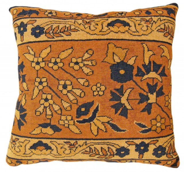 1465 Indian Agra Rug Pillow 1-8 x 1-8