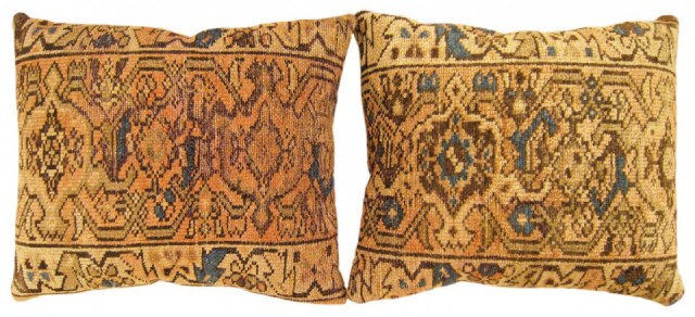 1479,1480 Persian Hamadan Rug Pillow 1-8 x 1-4