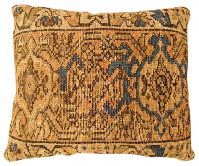 1481 Persian Hamadan Rug Pillow 1-8 x 1-4