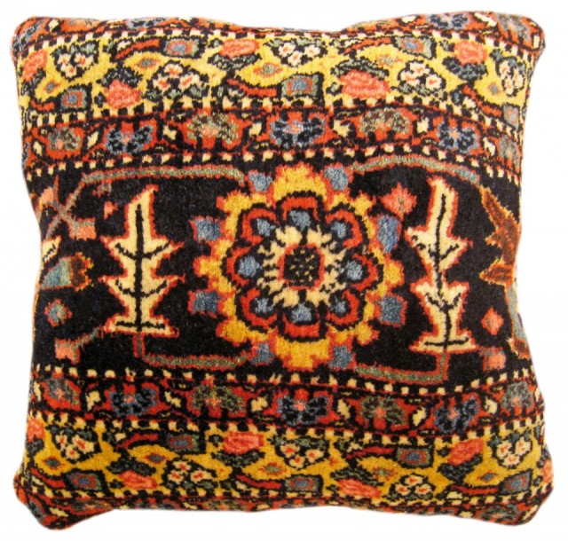 1495 Persian Bidjar Carpet Pillow 1-2 x 1-2