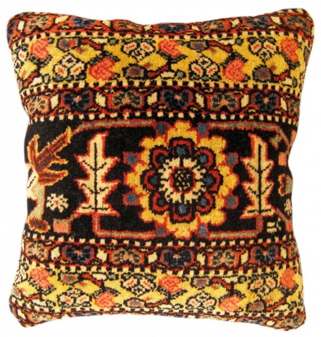 1496 Persian Bidjar Carpet Pillow 1-2 x 1-2