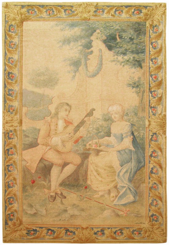 29164 Aubusson Tapestry 9-5 x 5-5