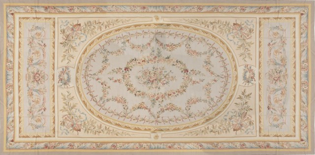 37144 Reproduction Aubusson 28-11 x 14-8