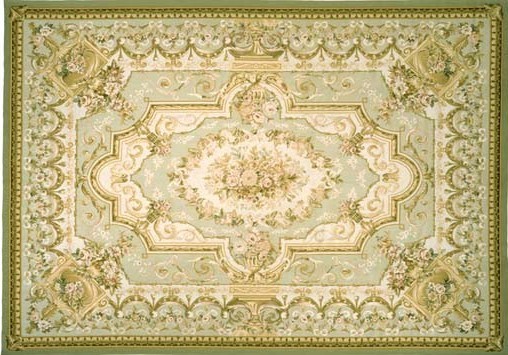 37147 Reproduction Aubusson 16-8 x 14-8