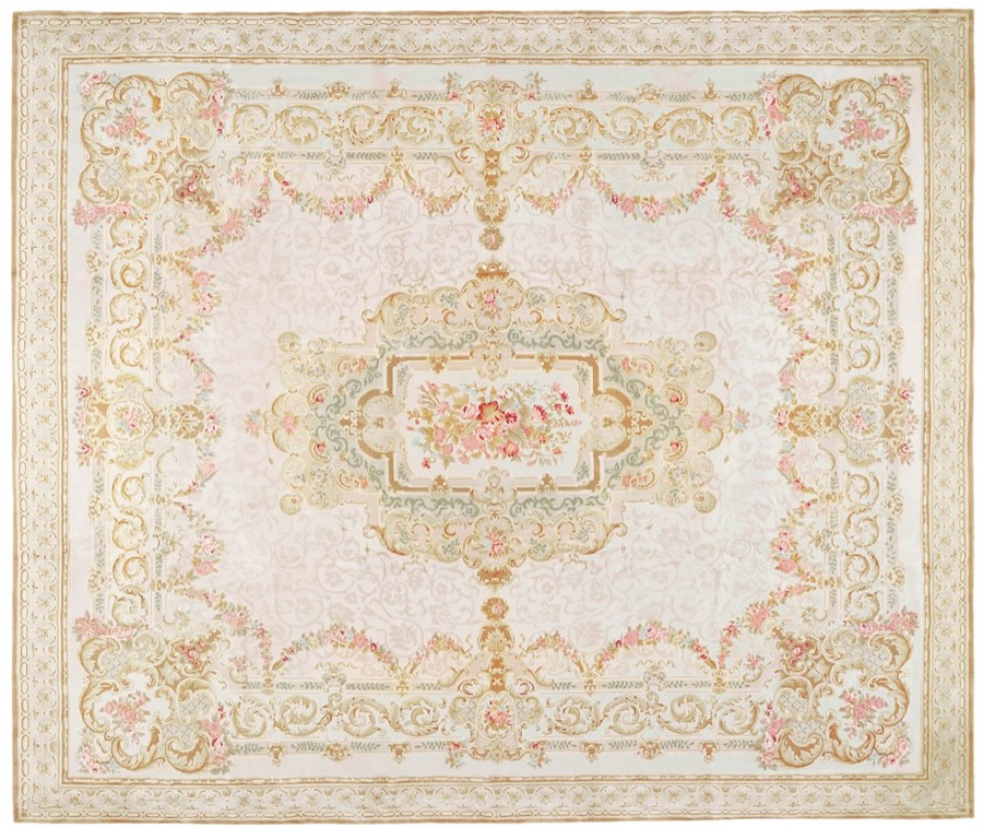 37152 Reproduction Aubusson 17-6 x 16-1