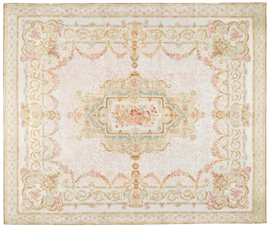 37152 Reproduction Aubusson 17-6 x 16-1