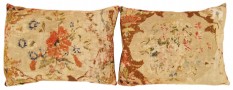 1488,1489 English Needlepoint Rug Pillow 1-10 x 1-6
